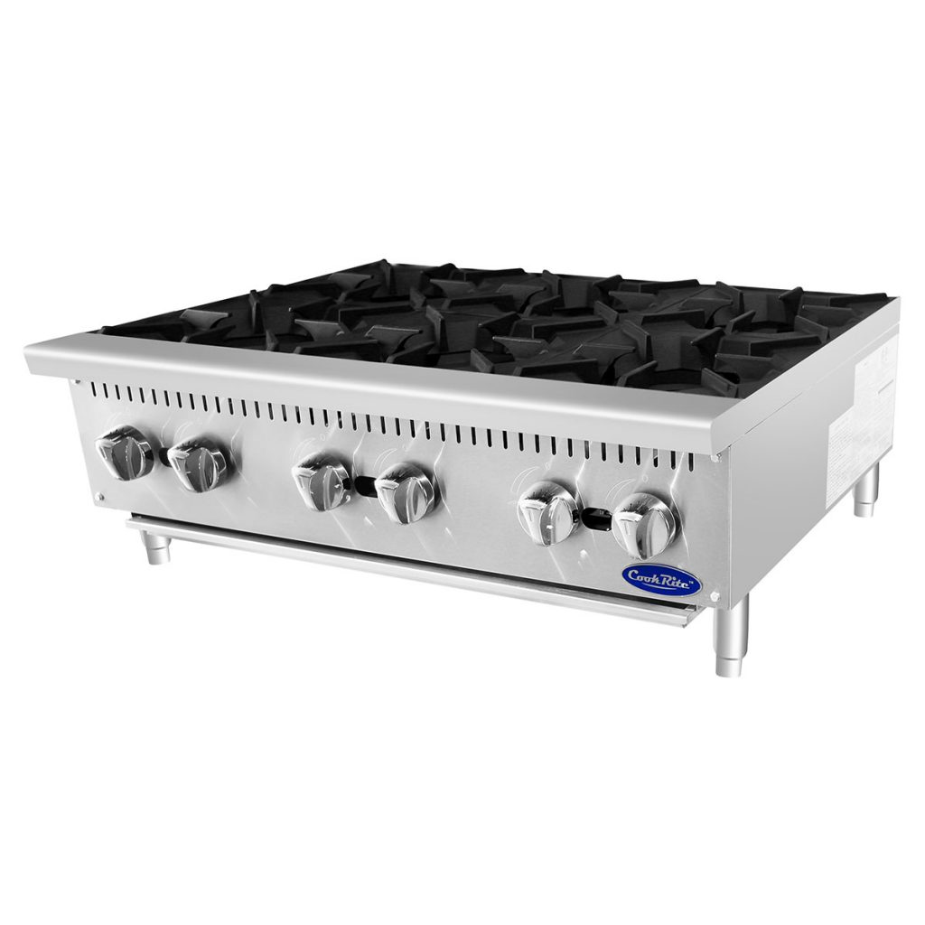 6 Burners Table Top Hot Plate natural Gas